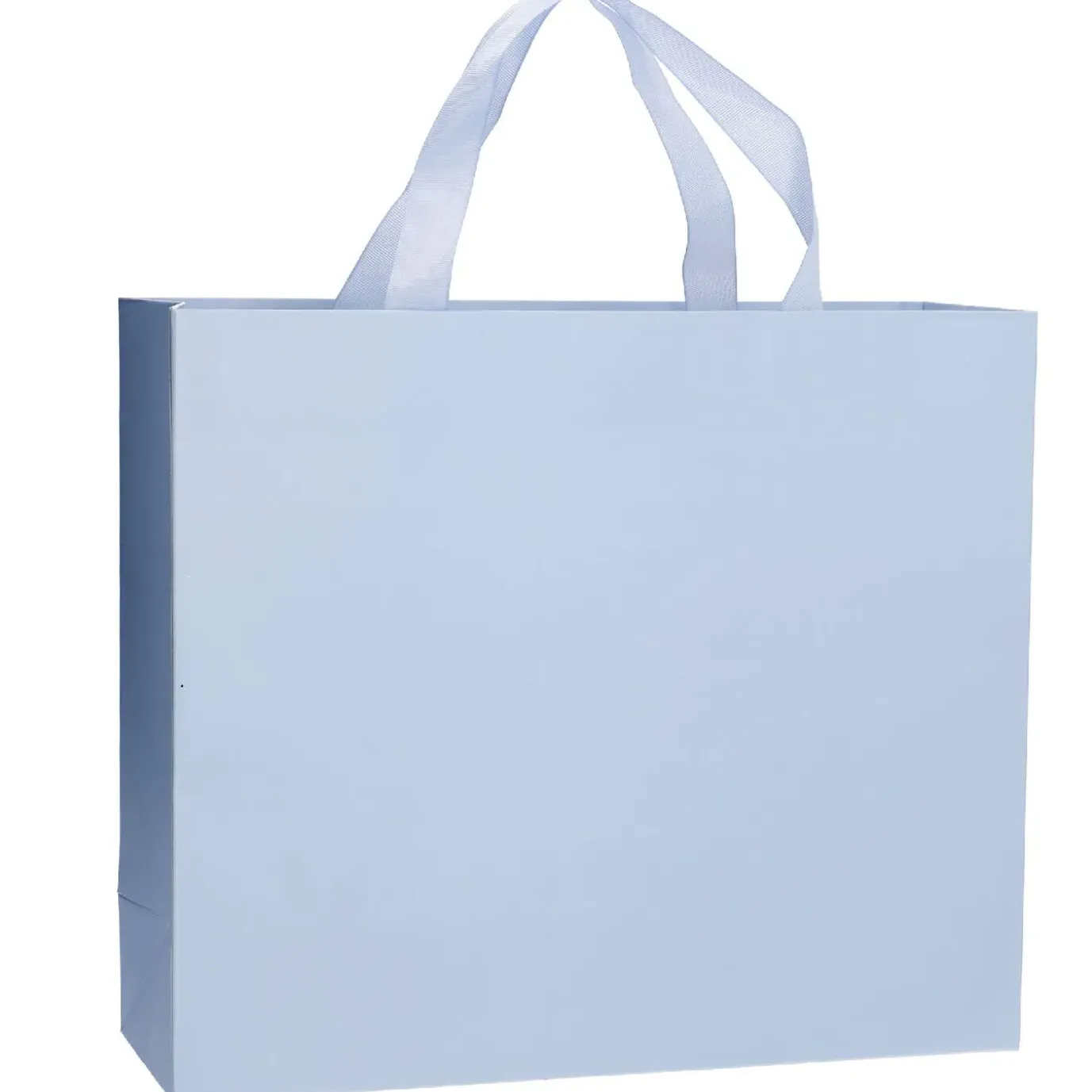 Geschenktüte Uni/matt, Hellblau, 36 X 31 Cm