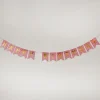 Girlande Happy Birthday, Holo/rot, 4 Meter