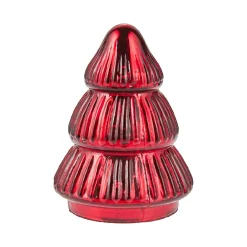 Glas-Tanne Antik, Rot, 8.5 X 11 Cm
