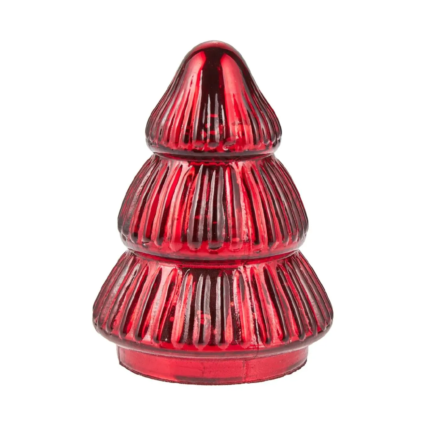 Glas-Tanne Antik, Rot, 8.5 X 11 Cm