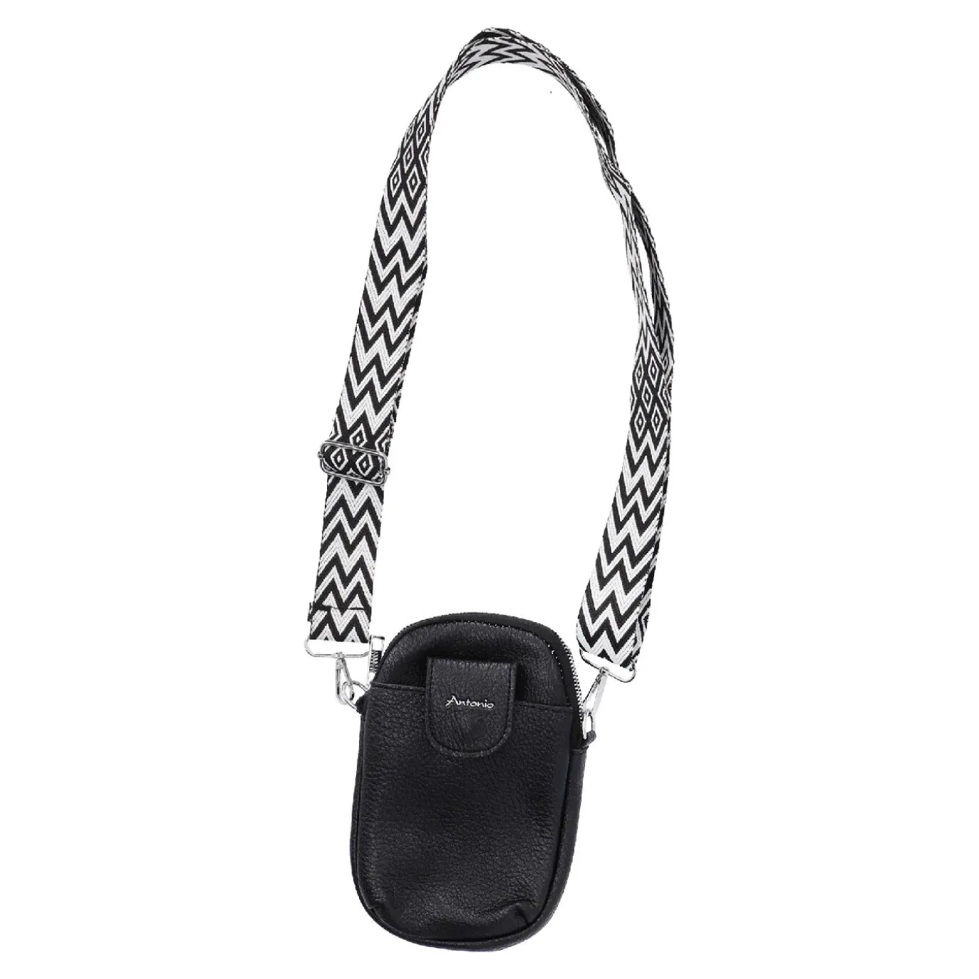 Handytasche Riemen, Schwarz, 18 Cm