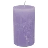 Kerze Rustik, Lara, Lavendel, 12 Cm