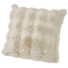 Kissen Bubble-Fell, Creme, 45 X 45 Cm