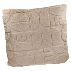 Kissen Design, Taupe, 45 X 45 Cm