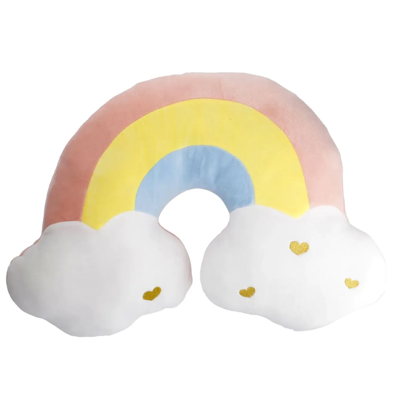 Kissen Regenbogen, Bunt, 47 X 36 Cm