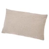 Kissen Samt, Beige, 50 X 30 Cm