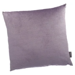 Kissen Samt-Rillen, Flieder, 45 X 45 Cm