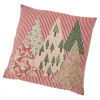Kissen Xmas-Muster, Tanne/Streifen, 45 X 45 Cm