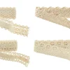 Klebeband Spitze, Creme, 4x 1 Meter