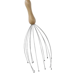 Kopfmassagegerät Mit Holzgriff, 25 Cm