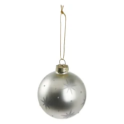 Kugel Sterne, Weiß, 7 Cm