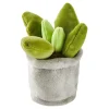 Kuscheltier Topfpflanze, Grau, 13 Cm