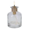LED-Kerze Glas Mit Kordel, Hoch