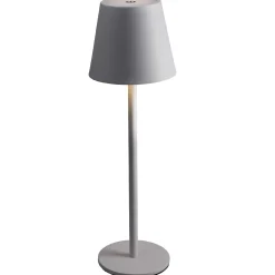 LED-Tischlampe Akku, Weiß, 37 Cm