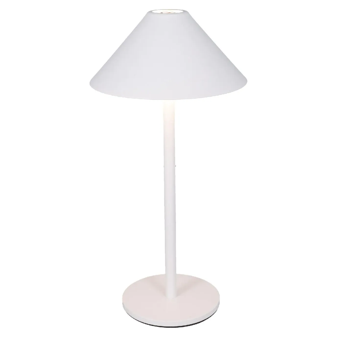 LED-Tischlampe Schirm, Weiß, 26 Cm