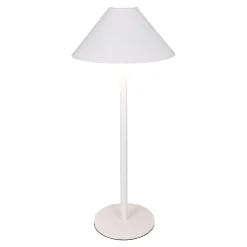 LED-Tischlampe Schirm, Weiß, 34 Cm