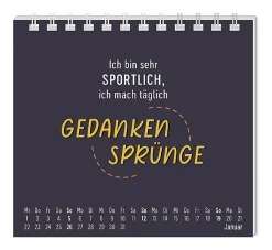 Mini-Tischkalender 2025, Nett Kann Ich Auch