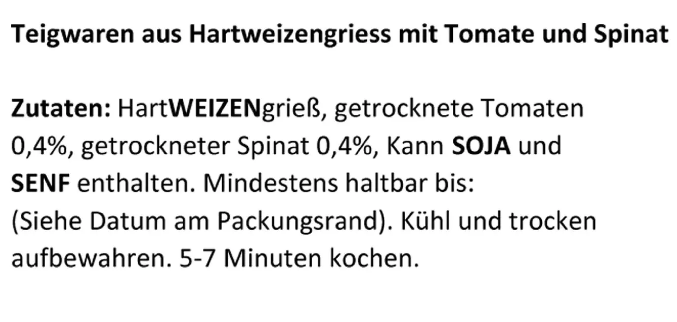 Nudeln Spruch, Happy Birthday, 250 G