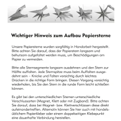 Papierstern, 60 Cm, Weiß Mit Stanzung