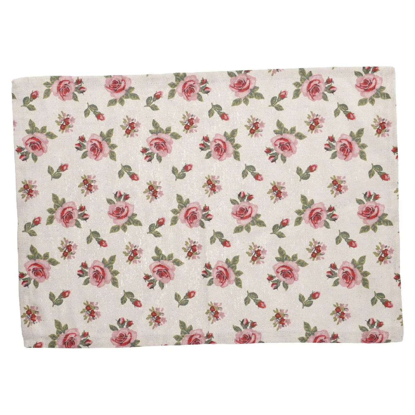 Platzset Rosen, Natur, 33 X 46 Cm