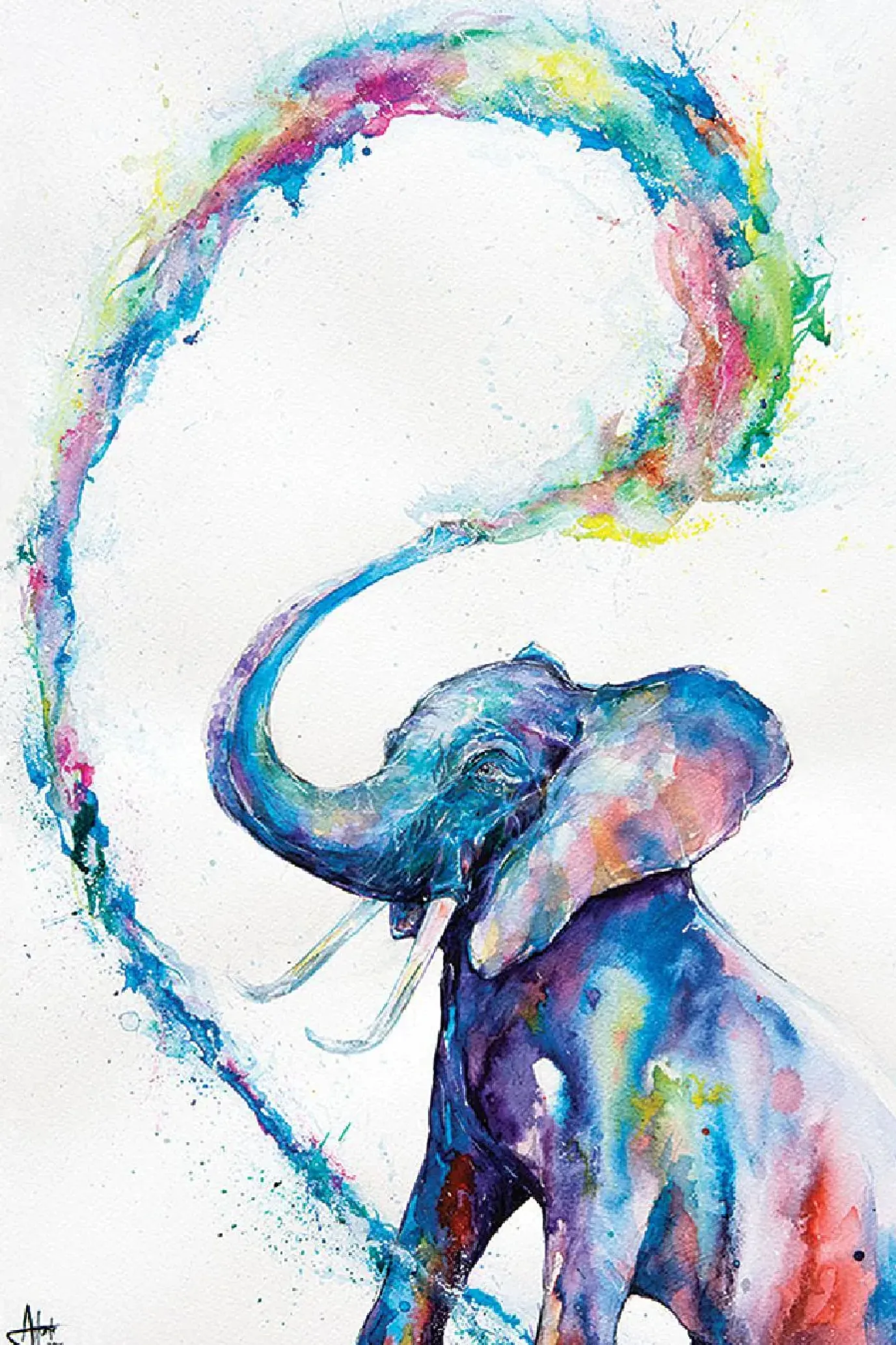 Poster Elephant - Marc Allante, Nr. 104