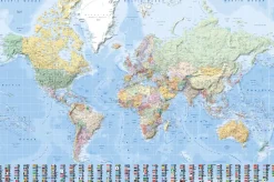 Poster World Map - Flags, Nr. 154