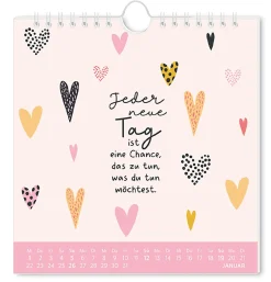 Postkarten Kalender, 2025, Der Beste Tag