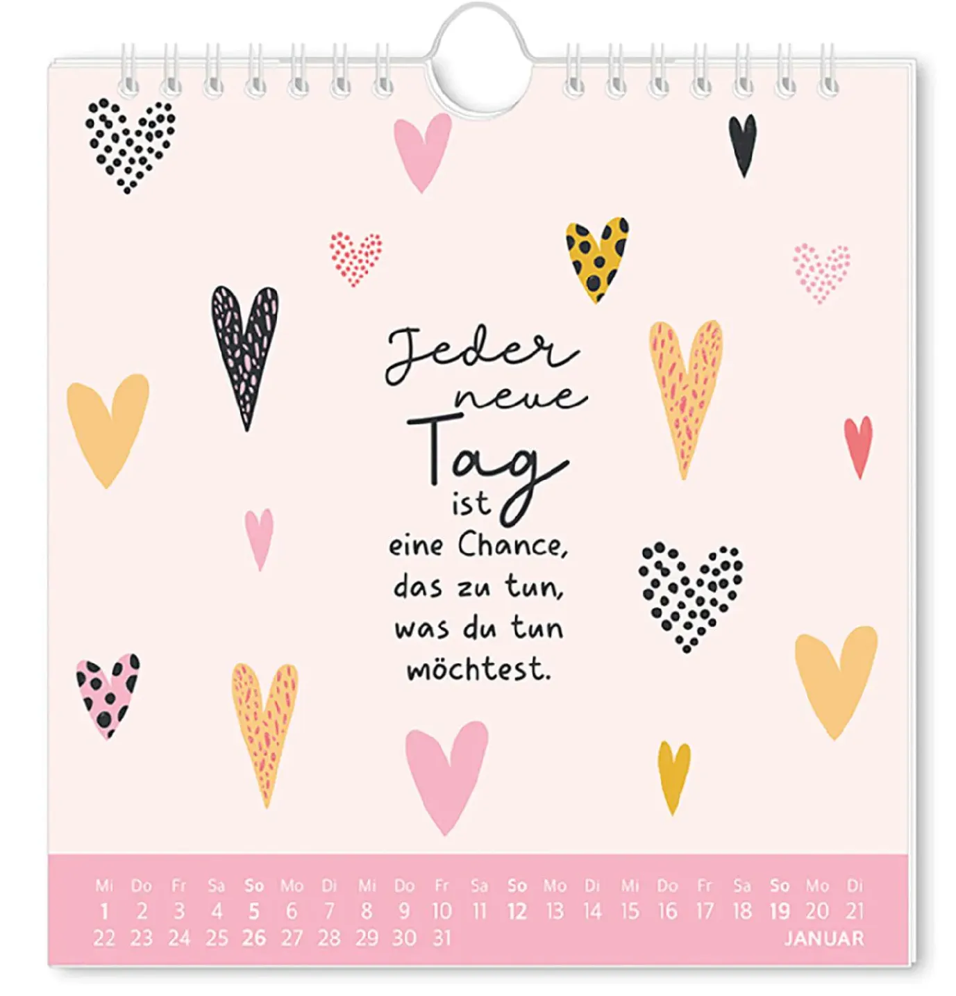 Postkarten Kalender, 2025, Der Beste Tag