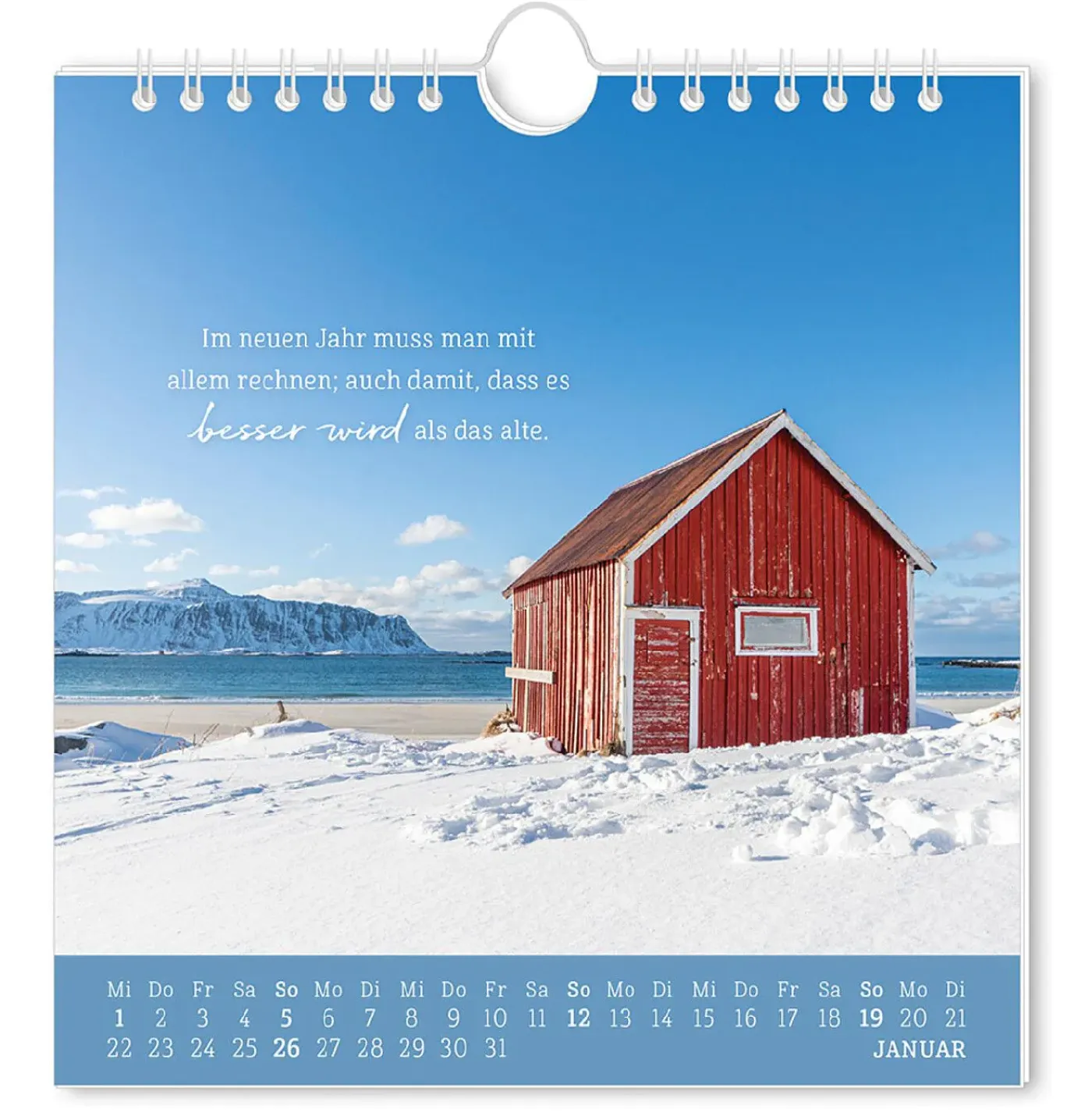 Postkarten Kalender, 2025, Strandgut