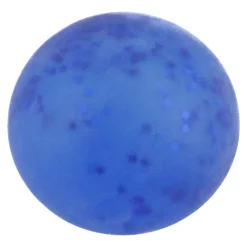 Quetschball Glitter/Maltose, Blau, 6 Cm
