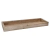 Schale Altholz, Grau-gewischt, 45 X 15 X 4 Cm