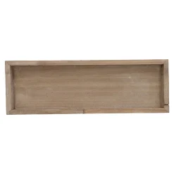 Schale Altholz, Grau-gewischt, 45 X 15 X 4 Cm