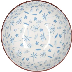 Schale China, 680 Ml, Blau, Gräser, 15 Cm