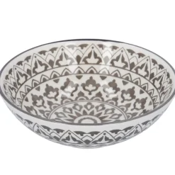 Schale China, Tief, Orient, Dunkelgrau/wss, 13 Cm