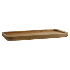 Schale Eck, Natur, 30 X 14 Cm
