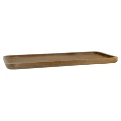 Schale Eck, Natur, 40 X 18 Cm