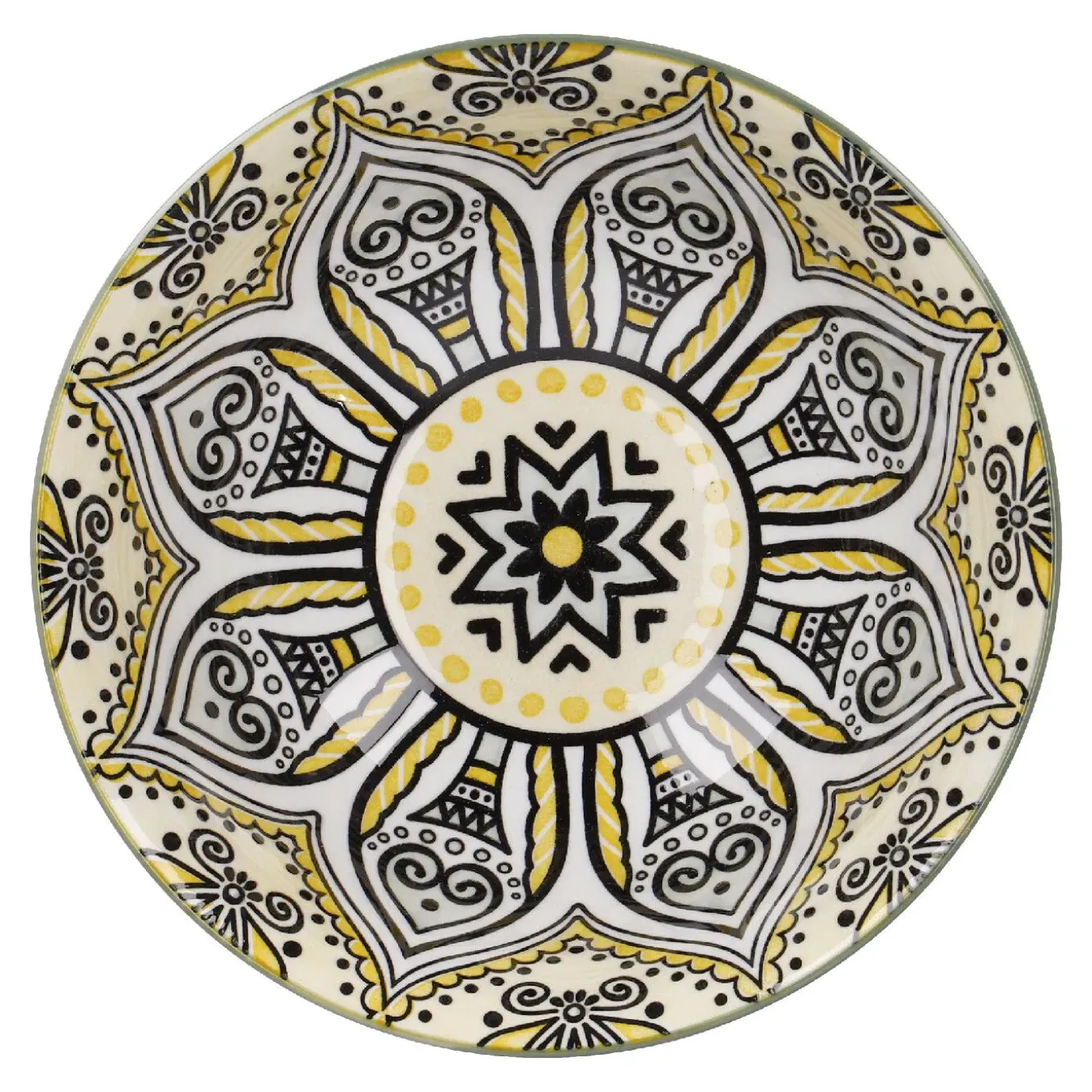 Schale Lisa, Tief, Gelb, 15 Cm