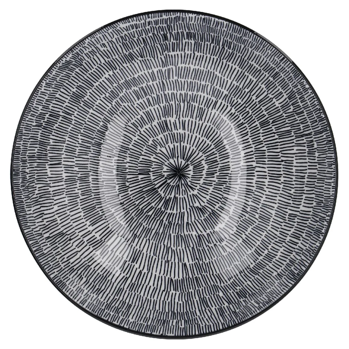 Schale Malina, Flach, No. 1/Striche, 21 Cm
