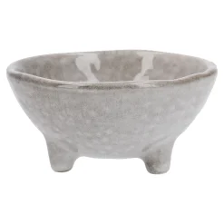 Schale Mit Fuß Dina, Creme, 9 Cm
