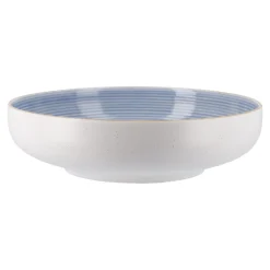 Schale Rille, Blau, 20 Cm