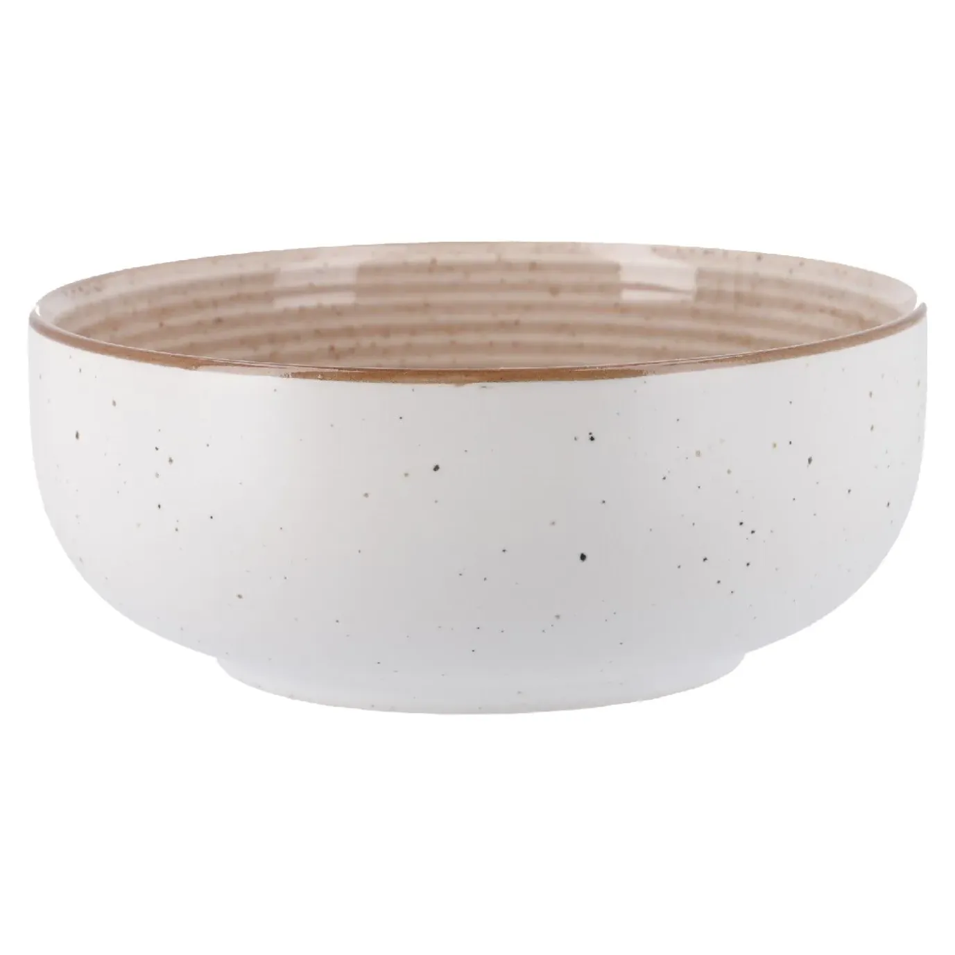 Schale Rille, Creme, 11 Cm