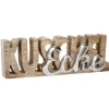 Schriftzug Kuschelecke, Silbermatt