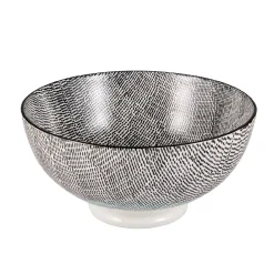 Schüssel China, Striche, 20 Cm