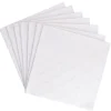 Serviette Artdeco, Prägung, Weiß, 16 Stück