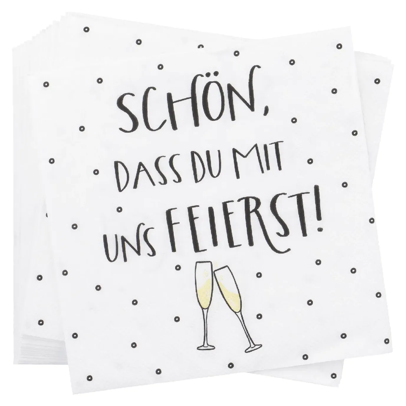 Serviette Feiern, 20 Stück