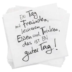Serviette Guter Tag, 20 Stück