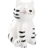 Spardose Katze, Schwarz, 17.5 Cm