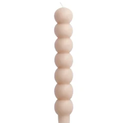 Stabkerze Bubbles, Taupe, 3 X 18.5 Cm