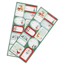 Sticker-Set Xmas, Santa/grün