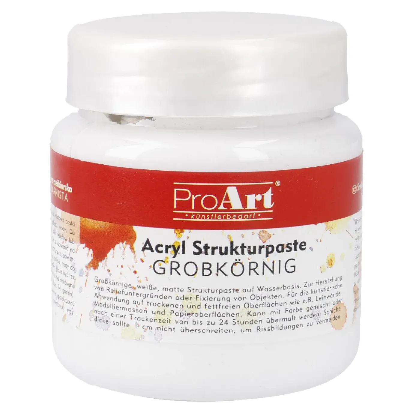 Strukturpaste, Grobkörnig, 250 Ml